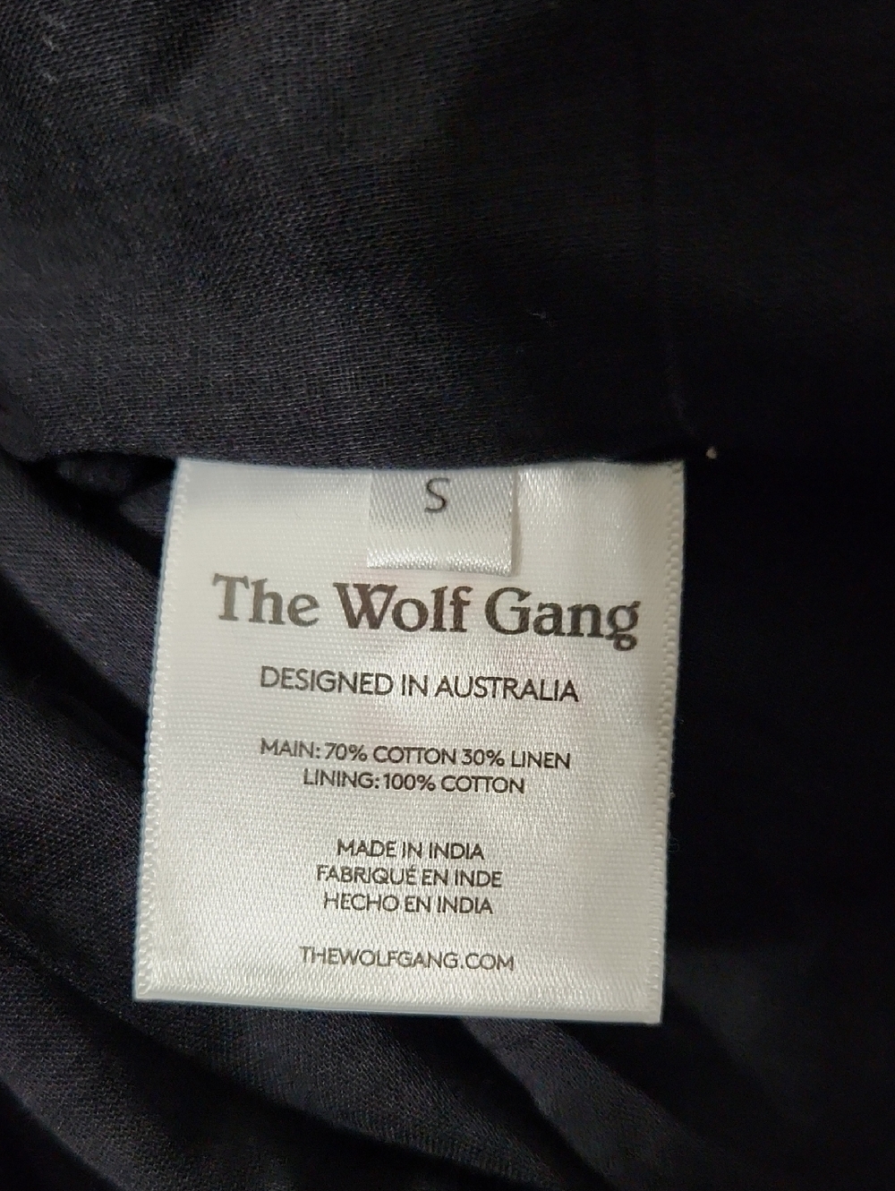 NWT The Wolf Gang Luna Maxi Dress. Size S - Picture 9 of 11